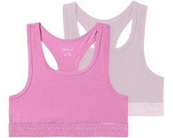 NAME IT - NKFSHORT TOP 2P NOOS - Meisjes - Onderhemden