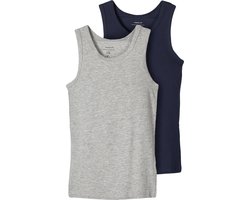 NAME IT NKMTANK TOP 2P NOOS Jongens Onderhemd - Maat 146/152