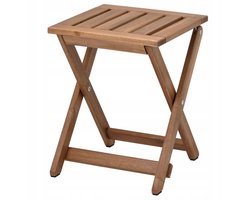 NAMMARO Houten Kruk, Opvouwbaar, Behandeld, 37x45 cm