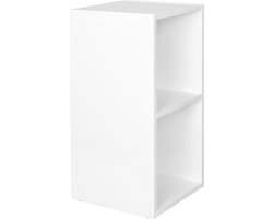 Nancy's Hastings Vakkenkast - Staande Vakkenkast - 2 vakken - Kleine Kast - 30 x 60 x 30 cm - Sonoma/Beuken