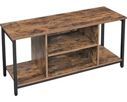 Nancy's Tv Meubel Industrieel - Tv-kast - Tv Lowboard - Tv-tafel - Tv Meubels - Vintage - Bruin - Metaal - 110 x 40 x 50