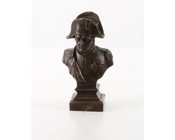 Napoleon Buste - Bronzen beeld - Frankrijk - 20 cm hoog