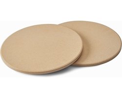 Napoleon Persoonlijke Pizzasteen Voor Travelq, Ø 25Cm (2 Stuks) - overige barbecue accessoires -
