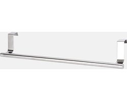 Narimano® Over Deur Handdoekenrek, Roestvrijstalen Handdoek Hanger Handdoekhouder - voor Badkamer Keuken