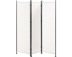 NARNI - Kamerscherm - Wit - 160 x 170 cm - Polyester