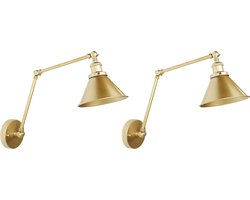 NARVA - Wandlamp - Goud - Metaal