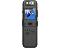 Narvie - Clip Mini Verborgen Camera Incl. 32GB Geheugenkaart - Actie camera -Foto's en video' s- Draagbare Spy Camera - Webcam - 2000 pixel - Beweging Sensor - Oplaadbaar - Zwart