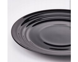 NÄTBARB Dessertbord Zwart 19 cm - Stijlvol & Praktisch