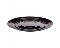 NÄTBARB Dinerbord Zwart 24 cm - Stijlvol & Praktisch Gehard Glas