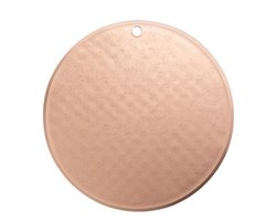Natruba - Badmat - Natuurlijk rubber - Ø50 cm - Licht roze - Antislip
