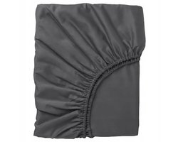 Nattjasmin Hoeslaken Grijs 160x200 cm met Elastiek