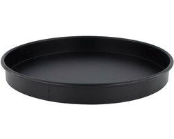 Natural Collections - Decoratie plateau "Dark Elegance" - Kaarsenplateau - Dienblad - rond - zwart metaal - 37 cm