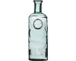 Natural Living Bloemenvaas Olive Bottle - transparant - glas - 13 x 45 cm - Fles vazen