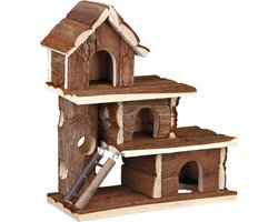 Natural Living Tammo House - Knaagdierhuis - Bruin - 25 x 30 x 12 cm