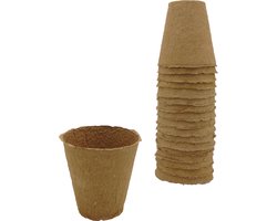 Nature - Biopot H8,5 x Ø8cm (18st.) - stekpotje - biologisch afbreekbaar