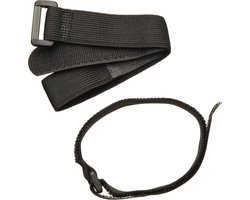 Nature Klittenboomband - Klim-En Geleide Artikel - 40x2.5 cm Zwart 2 stuks