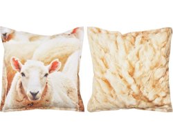 Nature Print Buitenkussen schaap L