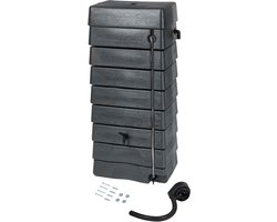 Nature - Regentank - 276L - H134,5 x 58,5 x 39,5cm - antraciet - muurmodel