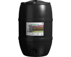 Nature - Regenton - 120L - H81 x Ø51cm - zwart