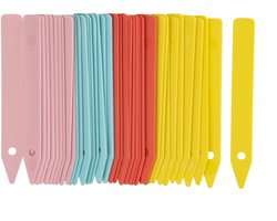 Nature - Steeketiketten van kunststof (40 stuks) - 10 cm - moestuin/groentetuin/kruidentuin