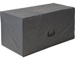 Nature Tuinkussens/loungekussens opberghoes - met rits - grijs - 150 x 75 x 75 cm