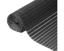 Nature - Tuinscherm - dubbelzijdig - 1.5 x 3m - PVC - antraciet - zeer goede afscherming