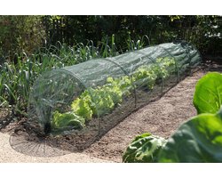 Nature - Tuintunnelset (2-in-1: folie + net) - H45 x 60 x 300cm