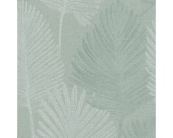 Natuur behang Profhome 786734-GU vliesbehang hardvinyl warmdruk in reliëf gestructureerd met bloemmotief en metalen accenten turkoois pastelturquoise lichtgroen zilver 5,33 m2