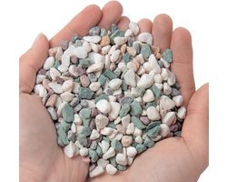 Natuurlijke Decoratieve Kiezels voor Planten en Tuinieren - Gemengd Kleur