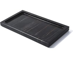 Natuurlijke echte marmeren make-up opslag houder voor badkamer en keuken