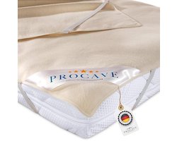 Natuurlijke katoenen matrastopper 90x200 cm - Ademend en comfortabel