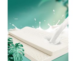 Natuurlijke Latex Topper - Premium Matras Overlay - Verbeter Slaapcomfort - Natuurlijk Rubber Materiaal - 90x200cm 5cm