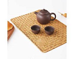 Natuurlijke placemats - set van 4 - 100% zeegras - 430 mm x 300 mm