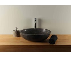 Natuurstenen Waskom Hardsteen Ovaal 50x39 cm | BE-019