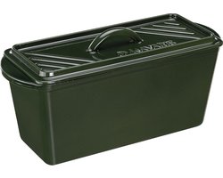 Navaris gietijzeren broodbakvorm met deksel - 34 x 13 x 13 cm - Bakvorm om zelf brood te bakken - Broodpan met deksel - Retro bakframe - Groen