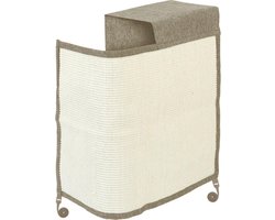 Navaris katten krabmat - Bescherming van meubels - Voor banken en stoelen - Krabbescherming - Voor de linkerkant - Lichtbruin