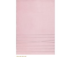 Navaris prikbord fotowand met lint - Fotohouder 70 x 50 cm - Fluwelen fotoprikbord - Voor foto's en ansichtkaarten - Inclusief punaises - Roze
