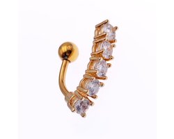Navel Piercing - Goud