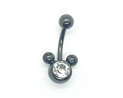Navel Piercing - Zwart