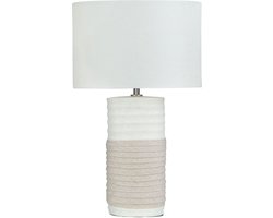 NAVIA - Tafellamp - Lichtbeige - Porselein