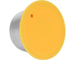 Navulbare Filterkop Capsula Herbruikbare Koffiecapsule van Roestvrij Staal - Geel - Koffiezetapparaat Eco-Friendly Optie