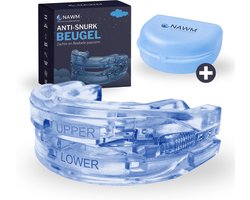 NAWM® Anti Snurk Beugel - Anti Snurk Bitje - Mondstuk Tegen Snurken - Slaapproblemen - Beter Slapen - Snurk Minder - Comfortabele Snurkbeugel - Voor Rustige Nachten