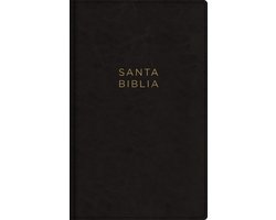 NBLA, Santa Biblia, Ultrafina, Letra grande, Leathersoft, Negro, Palabras de Jesús en rojo, con cierre