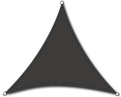 NC outdoor schaduwdoek driehoek 5m Antraciet met Bevestigingsset