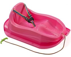 nderslee voor Baby’s – Met Veiligheidsgordel & Rugleuning – Roze – Tot 3 Jaar