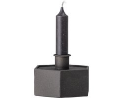 Nedal kandelaar zwart 9cm