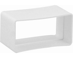 Nedco buisverbinder 110x54mm - kunststof - wit