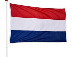 Nederlandse Vlag Nederland 100x150cm Standaard - Geschikt voor aan huis en buiten gebruik - Vlaggen - Koningsdag - Geslaagd