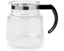 Nedis Glazen Koffiekan - Geschikt voor: Moccamaster K / KB/ 1 0PL / Excellent 10S - 1.2 l - Zwart