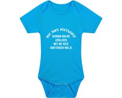 Nee Niks Koetsiekoe Gewoon Afblijven Met Die Vieze Graftakken Van Je Babyromper - jongens rompertje - romper - baby - babykleding - grappig - kado - cadeau - jongen